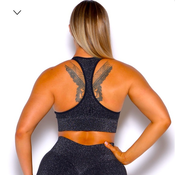 Bombshell Shimmer Sports Bra-Sold Out Online - Picture 2 of 2